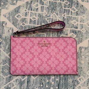 Kate Spade Floral Pink Wristlet
